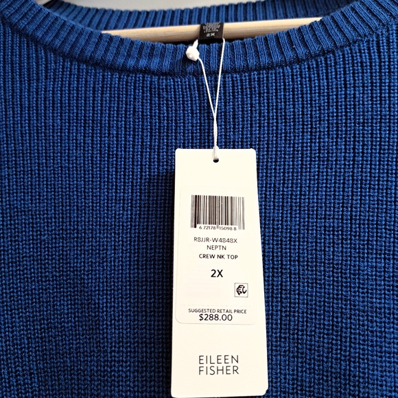 Eileen Fisher Crew Neck Merino Wool Sweater Size 2X - Picture 9 of 11